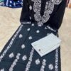 Exclusive_Lucknowi_Chikankari_soft_modal_kurti_set