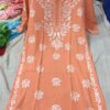 Rayon_rose_work_kurti_with_chikankari_work