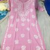 Rayon_rose_work_kurti_with_chikankari_work