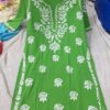 Rayon_rose_work_kurti_with_chikankari_work