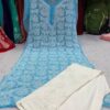 Georgette_rose_jaal_kurti_with_chikankari_work