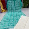 Georgette_rose_jaal_kurti_with_chikankari_work
