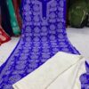 Georgette_rose_jaal_kurti_with_chikankari_work