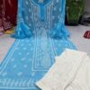 Georgette_bell_sleeves_panel_kurti_with_chikankari_work
