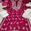 Georgette_bell_sleeves_kurti_with_gota_and_chikankari_work