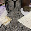 Georgette_mahi_panel_kurti_with_gota_&_chikankari_work