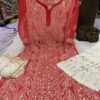 Georgette_mahi_panel_kurti_with_gota_&_chikankari_work