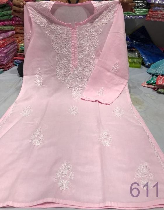 Cotton_gala_buti_kurti_with_chikankari_work