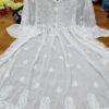 Georgette_tone_to_tone_bell_sleeves_gown_with_chikankari_work