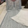 Georgette_mahi_jaal_kurti_with_chikankari_work