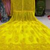 Georgette_rose_gown_with_chikankari_work