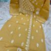 Pure_cotton_angrakha_kurti_with_chikankari_work