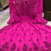 Georgette_tone_to_tone_bell_sleeves_gown_with_chikankari_work