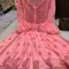 Georgette_tone_to_tone_bell_sleeves_gown_with_chikankari_work