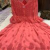 Georgette_tone_to_tone_bell_sleeves_gown_with_chikankari_work