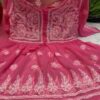 Georgette_short_top_with_chikankari_work