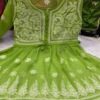 Georgette_short_top_with_chikankari_work
