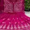Georgette_short_top_with_chikankari_work