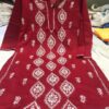 Cotton_panel_buta_kurti_with_chikankari_work