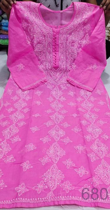 Cotton_panel_kurti_with_chikankari_work