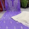 Georgette_gala_buti_kurti_with_chikankari_work