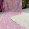 Georgette_gala_buti_kurti_with_chikankari_work