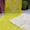 Georgette_gala_buti_kurti_with_chikankari_work