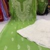 Georgette_gala_buti_kurti_with_chikankari_work