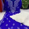 Georgette_gala_buti_kurti_with_chikankari_work