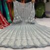 Georgette_bell_sleeves_anarkali_kurti_with_chikankari_work