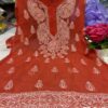 Georgette_gala_buti_short_top_with_chikankari_work