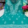 Georgette_gala_buti_short_top_with_chikankari_work