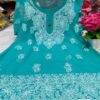 Georgette_gala_buti_short_top_with_chikankari_work