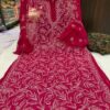 Georgette_bell_sleeves_tepachi_jaal_kurti__with_chikankari_work