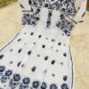Mul_mul_cotton_kurti__with_chikankari_work