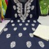 Slub_cotton_rose_kurti_with_chikankari_work