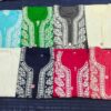 Slub_cotton_rose_kurti_with_chikankari_work