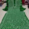 Georgette_bell_sleeves_mahi_jaal_kurti_with_mirror_chikankari_&_pearl_work