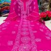 Georgette_bell_sleeves_panel_kurti_with_chikankari_work