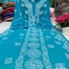 Georgette_bell_sleeves_panel_kurti_with_chikankari_work