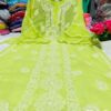 Georgette_bell_sleeves_panel_kurti_with_chikankari_work
