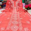 Georgette_bell_sleeves_panel_kurti_with_chikankari_work