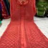 Georgette_front_open_Mahi_jaal_kurti_with_chikankari_work