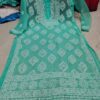 Georgette_buta_jaal_kurti_with_chikankari_work