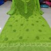 Georgette_hakoba_kurti_with_perl_and_chikankari_work