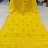 Georgette_hakoba_kurti_with_perl_and_chikankari_work