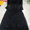 Georgette_hakoba_kurti_with_perl_and_chikankari_work