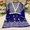 Premium_Georgette_v_lace_short_top_with_chikankari_work