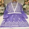 Premium_Georgette_v_lace_short_top_with_chikankari_work