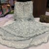 Georgette_bell_sleeves_layer_gown_with_chikankari_work